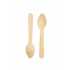 100 pcs Wooden Spoons 11 cm in bag