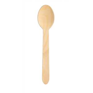 100 pcs Wooden Spoons 16 cm in bag