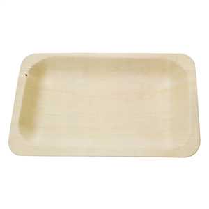 Plate Wood 20x12.5 cm (25 pcs/bag)